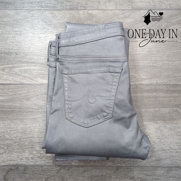 Adriano Goldschmied The Legging Ankle Faux Leather Super Skinny Jeans Size 27 (4 - Picture 6 of 6